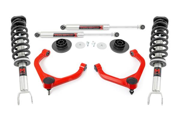 Rough Country - Rough Country - 3 Inch Lift Kit - M1 Struts/M1 - Ram 1500 4WD (2012-2018 & Classic) | 31240RED - Image 1