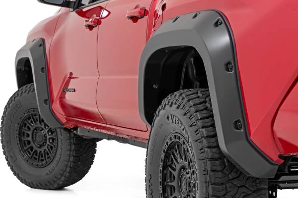 Rough Country - Rough Country - Pocket Fender Flares - 040 Ice Cap - Toyota Tacoma 2WD/4WD (2024-2025) | F-T12421-040 - Image 1