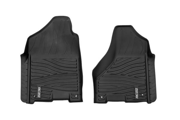 Rough Country - Rough Country - Flex-Fit Floor Mats - FR - Crew Cab - Ram 1500 2WD/4WD (2012-2018 & Classic) | FF-3121 - Image 1