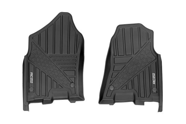 Rough Country - Rough Country - Flex-Fit Floor Mats - Front - Crew - Ram 1500 (19-24)/1500 TRX (21-24) | FF-3142 - Image 1