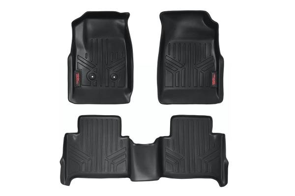 Rough Country - Floor Mats - FR & RR - Crew - Chevy/GMC Canyon/Colorado 2WD/4WD (2015-2022) | M-21513 - Image 1
