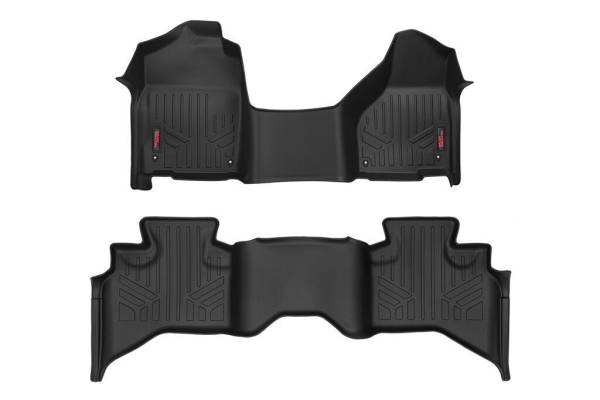 Rough Country - Rough Country - Floor Mats - One Piece FR & RR -Quad Cab - Ram 1500 2WD/4WD (2012-2018 & Classic) | M-31312 - Image 1