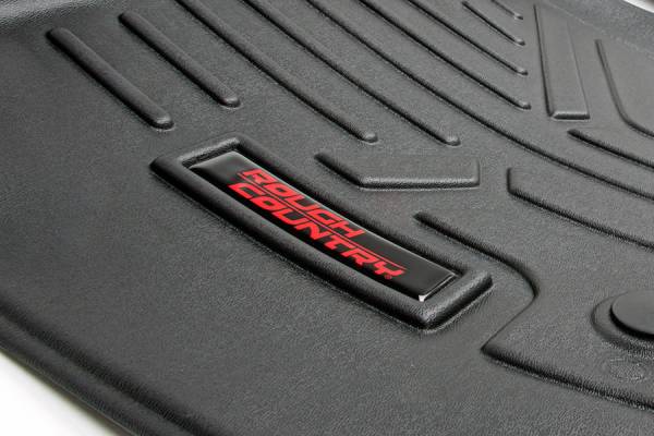 Rough Country - Rough Country - Floor Mats - FR & RR - FR Buckets - Ford F-150 (15-25)/F-150 Lightning (22-25)/Raptor (17-25) | M-51515 - Image 1