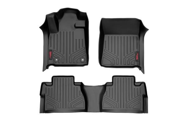 Rough Country - Rough Country - Floor Mats - FR & RR - CrewMax - Toyota Tundra 2WD/4WD (2014-2021) | M-71770 - Image 1