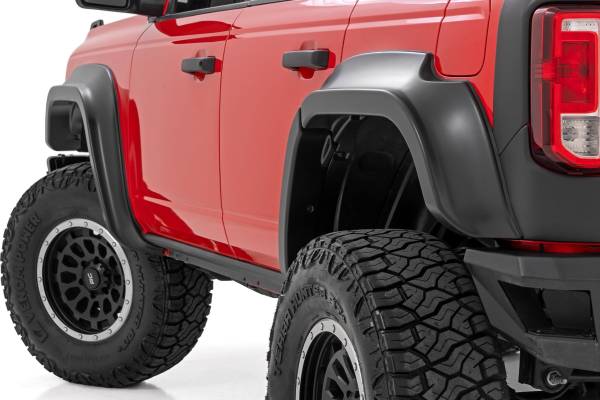 Rough Country - Rough Country - Fender Flares - T9 Marsh Gray - Ford Bronco 4WD (2021-2025) | O-F12124-T9 - Image 1
