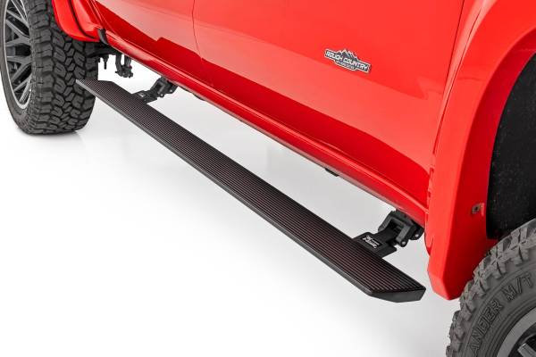 Rough Country - Rough Country - Power Running Boards - Dual Electric Motor - Crew Cab - Chevy/GMC 1500/2500HD/3500HD 2WD/4WD | PSR51518 - Image 1