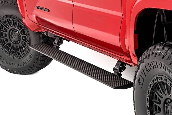 Rough Country - Rough Country - Power Running Boards - Dual Electric Motor - Double Cab - Toyota Tacoma (24-25) | PSR652024A - Image 1
