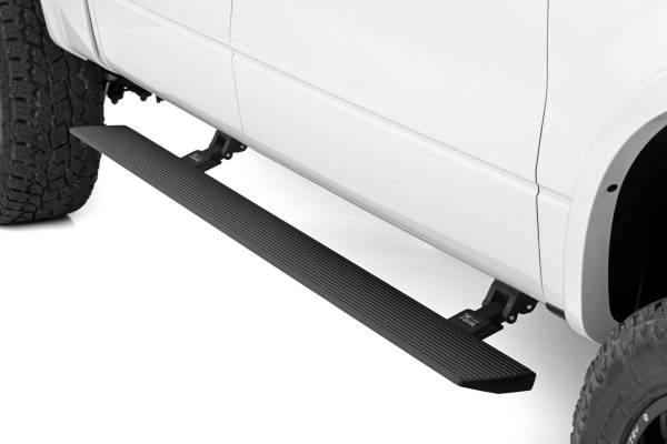 Rough Country - Rough Country - Power Running Boards - Dual Electric Motor - Crew Cab - Ford F-150 (09-14) | PSR71529 - Image 1