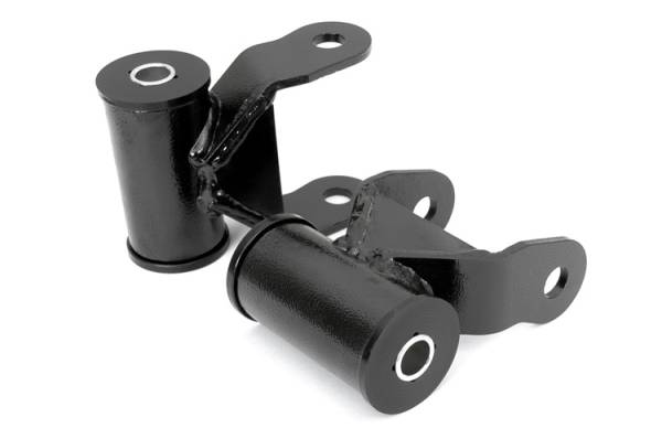 Rough Country - Rough Country - Lowering Shackles - 1 Inch - Dodge 1500 2WD/4WD (2002-2008) | RC0503 - Image 1