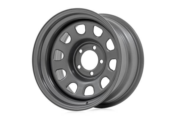 Rough Country - Rough Country - Steel Wheel/Gray/15x8/5x4.5/3.30 Bore/-19 | RC158545G - Image 1