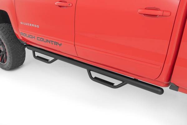 Rough Country - Nerf Steps - Cab Length - Crew Cab - Chevy/GMC 1500 (14-18 & Classic) | RCC1489CCB - Image 1