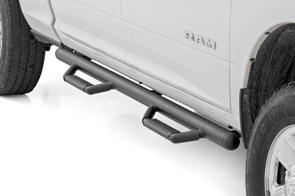 Rough Country - Rough Country - Nerf Steps - Cab Length - Crew Cab - SRW - Ram 1500/2500/3500 2WD/4WD (10-25 & Classic) | RCD2080CCB - Image 1