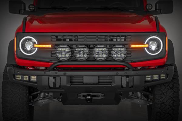 Rough Country - Rough Country - DRL Halo LED Headlights - DOT Approved - Ford Bronco 4WD (2021-2025) | RCH5500 - Image 1