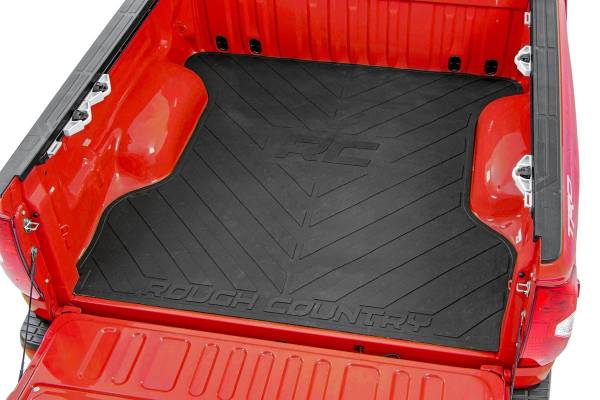 Rough Country - Rough Country - Bed Mat - 6'7 in. Bed - RC Logo - Chevy/GMC Sierra/Silverado 1500 (19-25) | RCM673 - Image 1