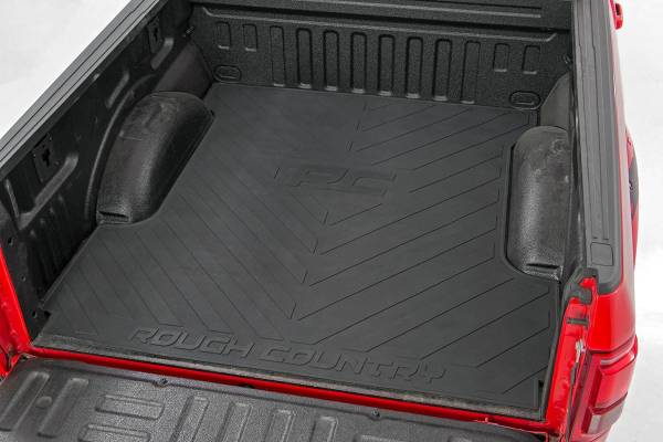 Rough Country - Rough Country - Bed Mat - 6'10 in. Bed - RC Logo - Ford F-250/F-350 Super Duty 2WD/4WD (17-25) | RCM674 - Image 1
