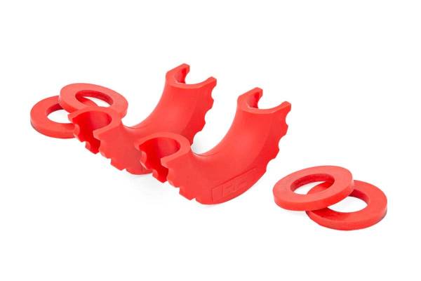 Rough Country - Rough Country - D-Ring Isolator Kit - Pair - Red | RS102 - Image 1