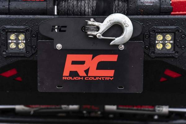 Rough Country - Rough Country - License Plate Mnt - Hawse - Quick Release | RS124 - Image 1