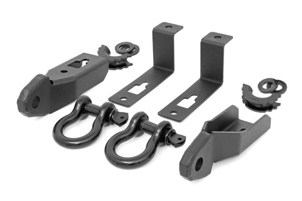 Rough Country - Rough Country - Tow Hook Brackets - D-Ring Combo - Ford Ranger 2WD/4WD (2019-2023) | RS152 - Image 1