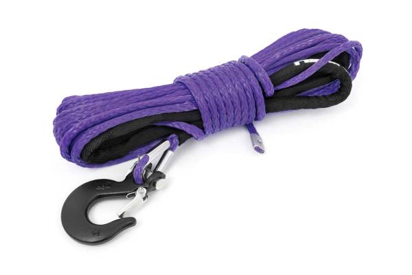 Rough Country - Rough Country - Synthetic Rope - 1/4 Inch - 50 Ft - Purple | RS162 - Image 1