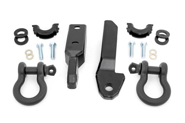 Rough Country - Rough Country - Tow Hook to Shackle Bracket - D-Ring Combo - Chevy C1500/K1500 Truck & SUV (88-99) | RS164 - Image 1