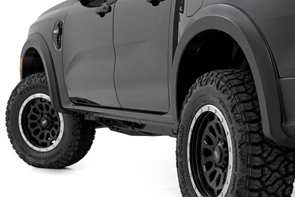 Rough Country - Rough Country - Fender Flares - Sport - JS Iconic Siver - Ford Ranger 2WD/4WD (2024-2025) | S-F12401-JS - Image 1