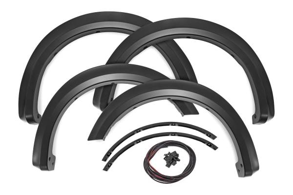 Rough Country - Rough Country - Fender Flares - Sport - M7 Carbonized Gray - Ford F-150 2WD/4WD (2021-2025) | S-F20911A-M7 - Image 1