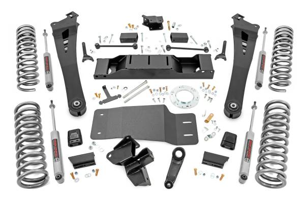 Rough Country - Rough Country - 5 Inch Lift Kit - Dual Rate Coils - Non-AISIN - Ram 2500 4WD (2019-2024) | 38330 - Image 1