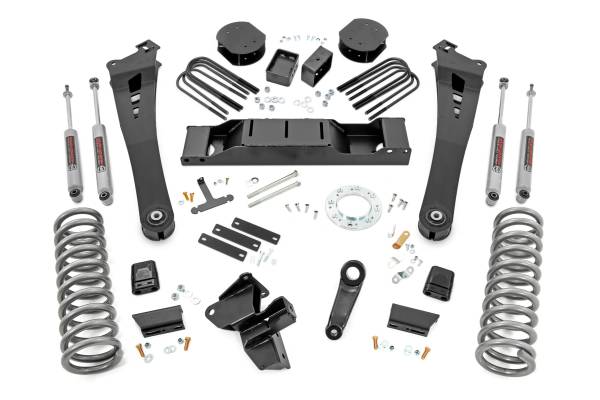 Rough Country - 5 Inch Lift Kit - Diesel - AISIN - Ram 3500 4WD (2019-2024) | 38430 - Image 1