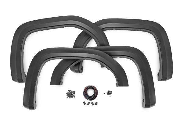 Rough Country - Rough Country - Fender Flares - Sport - GAN Silver Ice Metallic - GMC Sierra 1500 2WD/4WD (2019-2025 & Classic) | S-G11911-GAN - Image 1