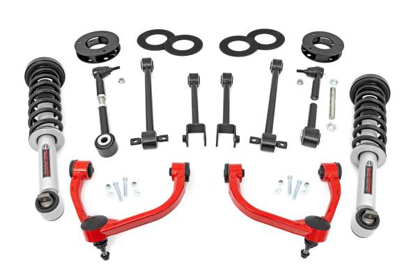 Rough Country - Rough Country - 3 Inch Lift Kit - UCA - Ford Expedition 4WD (2018-2024) | 40231RED - Image 1