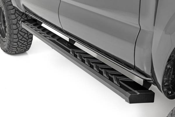 Rough Country - Rough Country - BA2 Running Boards - Side Step Bars - Double Cab - Toyota Tacoma (05-23) - 41009A - Image 1