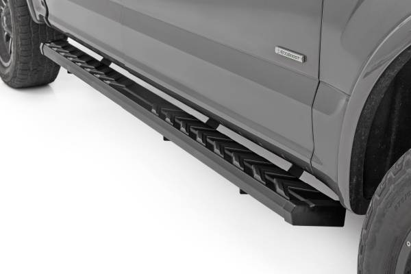 Rough Country - BA2 Running Board - Side Step Bars - Ford F-150/F-250/F-350 2WD/4WD (15-26) - 41010A - Image 1