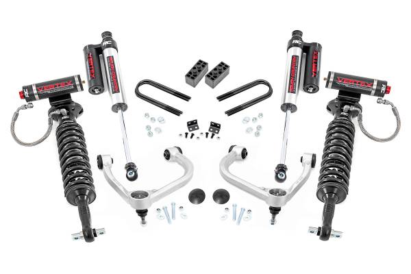 Rough Country - Rough Country - 3 Inch Lift Kit - Fabbed UCA - Vertex - Ford F-150 4WD (2021-2025) | 41450 - Image 1