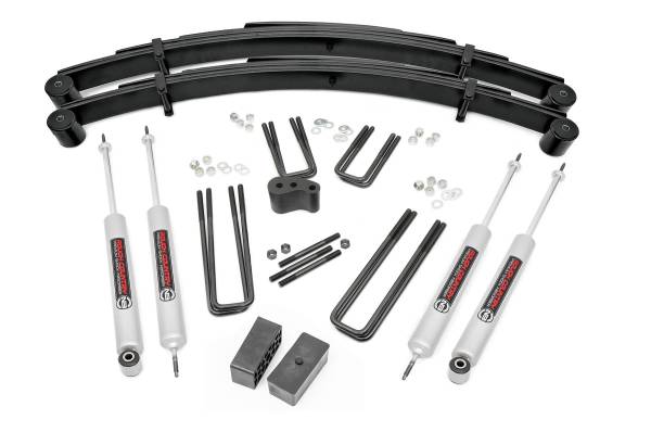 Rough Country - Rough Country - 4 Inch Lift Kit - Lowboy - Ford F-250 4WD (1977-1979) | 415.20 - Image 1