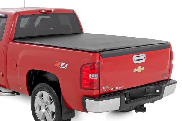 Rough Country - Soft Roll Up Bed Cover - 6'7 in. Bed - Chevy/GMC 1500/2500HD/3500HD (07-14) | 42207650 - Image 1