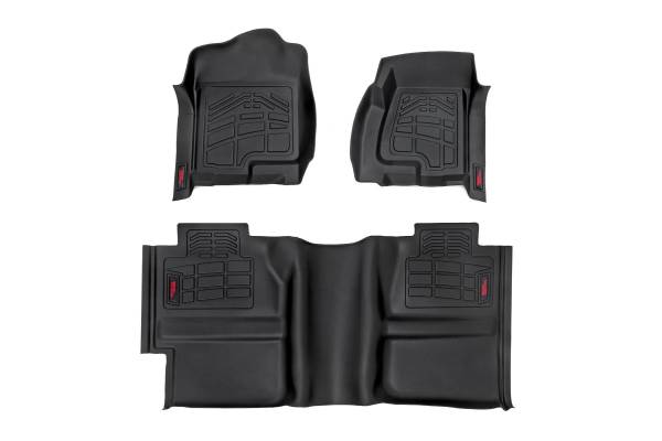 Rough Country - Rough Country - Sure-Fit Floor Mats - FR & RR - Chevy/GMC 1500 (99-06 & Classic) | SM29912A - Image 1