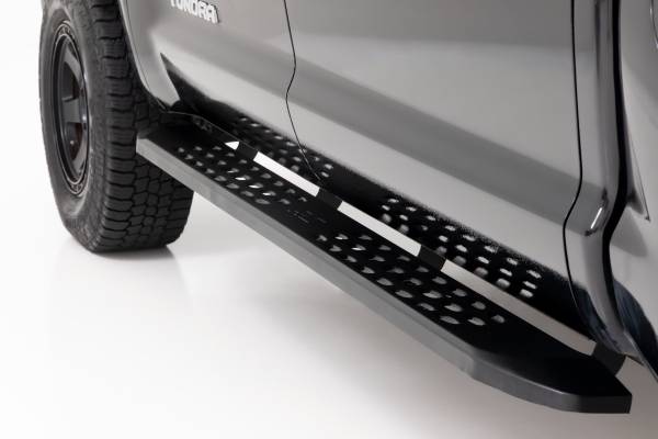 Rough Country - Rough Country - RPT2 Running Board - Crew Cab - Black - Toyota Tundra 2WD/4WD (2007-2021) | 44006 - Image 1