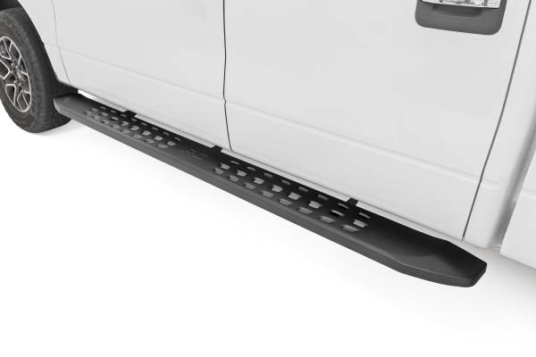 Rough Country - Rough Country - RPT2 Running Board - Crew Cab - Black - Ford F-150 2WD/4WD (2009-2014) | 44010 - Image 1