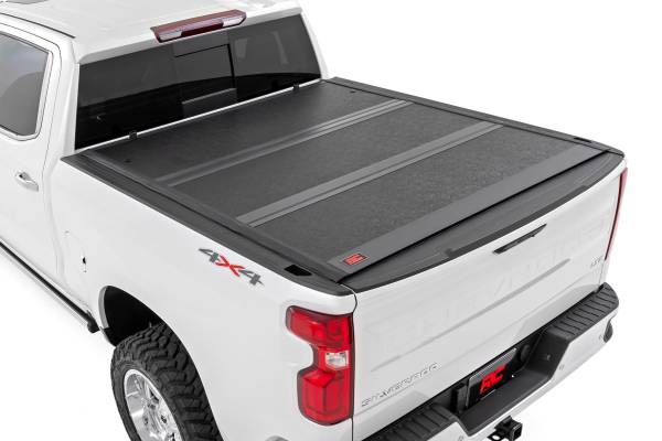 Rough Country - Rough Country - Hard Low Profile Bed Cover - 5'10 in. Bed - Chevy/GMC Sierra/Silverado 1500 (19-25) | 47120580B - Image 1