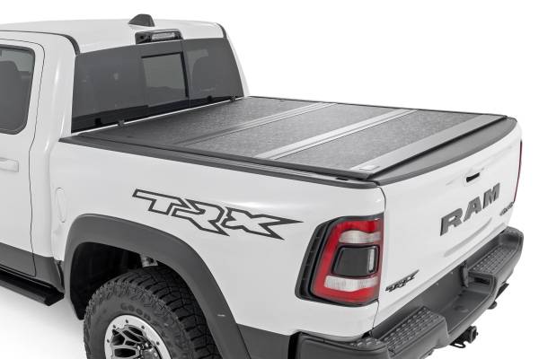 Rough Country - Rough Country - Hard Low Profile Bed Cover -6'4 in. - No Rambox - Ram 1500 (19-25)/1500 TRX (21-24) | 47320650B - Image 1