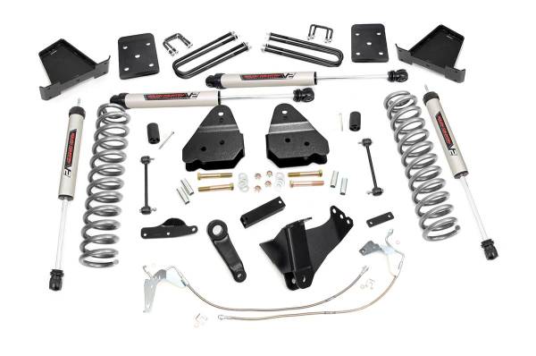 Rough Country - Rough Country - 4.5 Inch Lift Kit - W/O Overloads - V2 - Ford F-250/F-350 Super Duty (08-10) | 47870 - Image 1