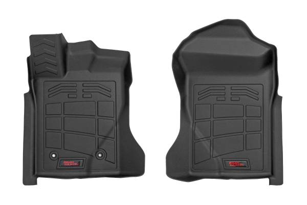 Rough Country - Rough Country - Sure-Fit Floor Mats - Front - Crew - Ford Ranger 2WD/4WD (2024-2025) | SM51002 - Image 1