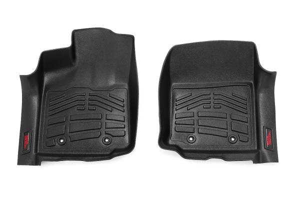 Rough Country - Rough Country - Sure-Fit Floor Mats - Front - Toyota Tacoma 2WD/4WD (2016-2023) | SM7121 - Image 1