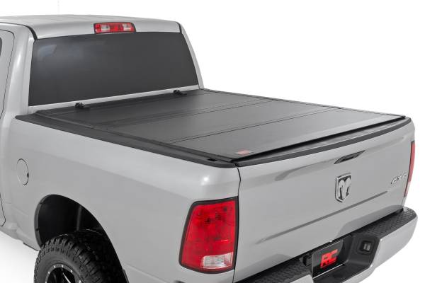 Rough Country - Hard Tri-Fold Flip Up Bed Cover - 6'4 in. Bed - Ram 1500/2500/3500 (10-25 & Classic) | 49318650 - Image 1