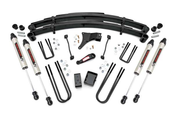 Rough Country - Rough Country - 6 Inch Lift Kit - Rear Blocks - V2 - Ford F-250/F-350 Super Duty 4WD (1999) | 49370 - Image 1