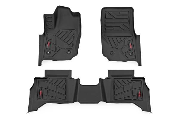 Rough Country - Rough Country - Sure-Fit Floor Mats - Front & Rear - Toyota 4Runner 2WD/4WD (2025) | SM71324 - Image 1