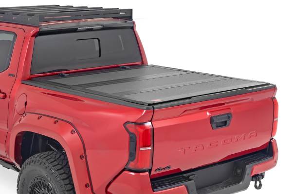 Rough Country - Hard Tri-Fold Flip Up Bed Cover - 5' Bed - Toyota Tacoma 2WD/4WD (2024-2025) | 49415551 - Image 1