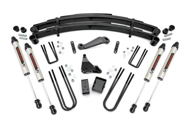 Rough Country - Rough Country - 6 Inch Lift Kit - Rear Blocks - V2 - Ford F-250/F-350 Super Duty 4WD (99-04) | 49670 - Image 1