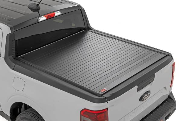 Rough Country - Rough Country - Hard Roll Up Bed Cover - 4'6" Bed - Ford Maverick 2WD/4WD (2022-2026) - 50214500 - Image 1