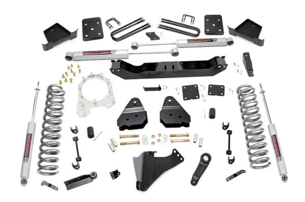 Rough Country - Rough Country - 6 Inch Lift Kit - Diesel - No OVLD - Ford F-250/F-350 Super Duty 4WD (17-22) | 50420 - Image 1